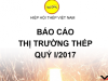 Tổng quan thị trường thép trong nước Quý I năm 2017
